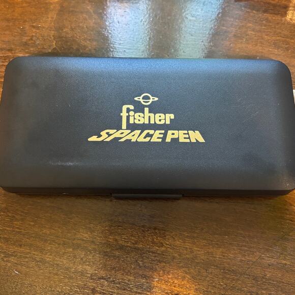 Fisher Space Pen Paul C. Fisher Nasa Astronaut Pen Paper Work Inc. Velvet Case - Picture 1 of 10